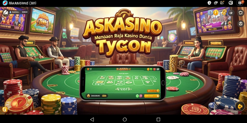 Tampilan gameplay <strong>ASKASINO</strong> yang penuh strategi dan desain kasino.