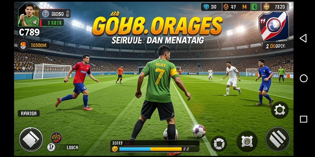 Tampilan dalam permainan C789 yang menarik dan penuh aksi olahraga.