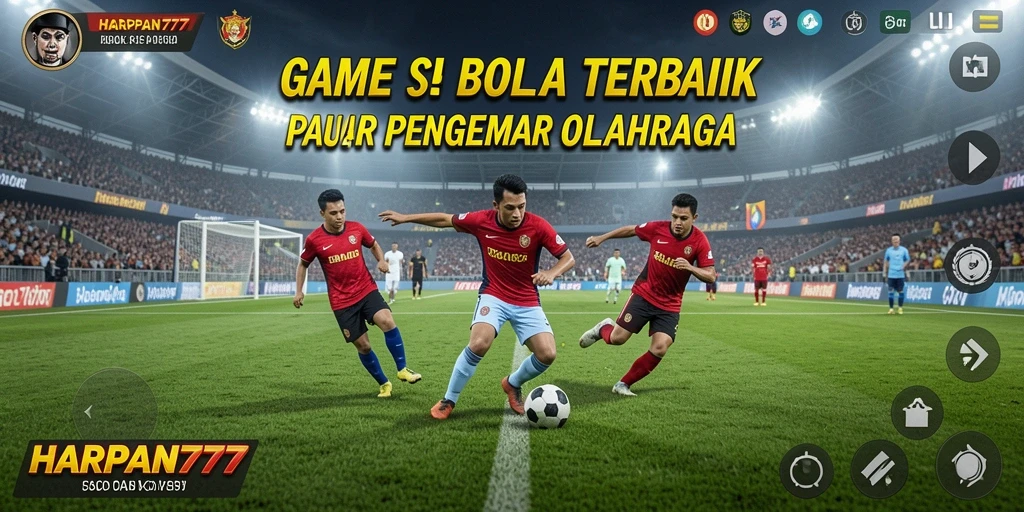 Tampilan menarik dari permainan sepak bola di HARAPAN777.