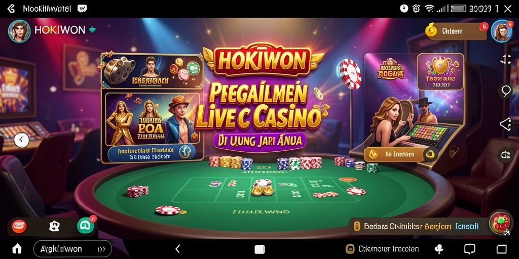Screenshot gameplay HOKIWON menampilkan aksi langsung yang mendebarkan.