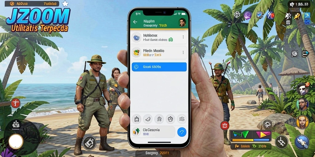 Screenshot utama J200M menunjukkan tampilan antarmuka aplikasi yang sederhana dan mudah digunakan.