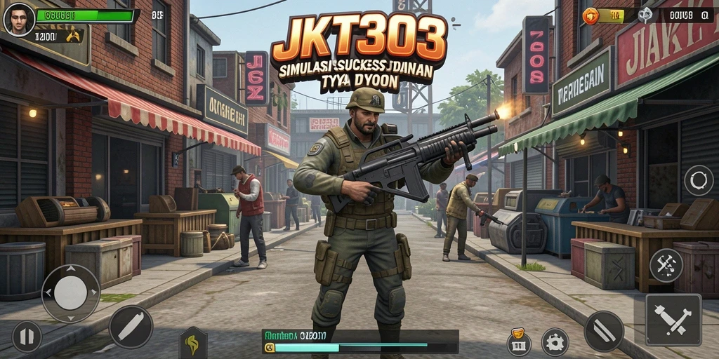 Screenshot JKT303 menampilkan gameplay seru dalam membangun bisnis Tycoon.