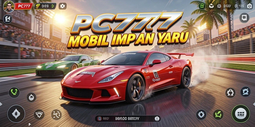 Tampilan gameplay <strong>PC777</strong> yang menarik dan mendebarkan saat balapan.