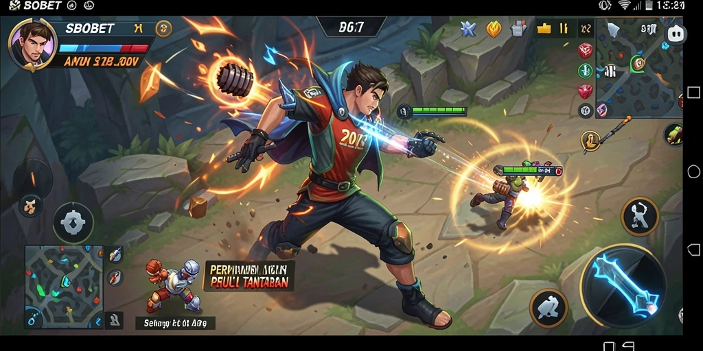 Tangkapan layar gameplay SBOBET yang memukau dan dinamis.
