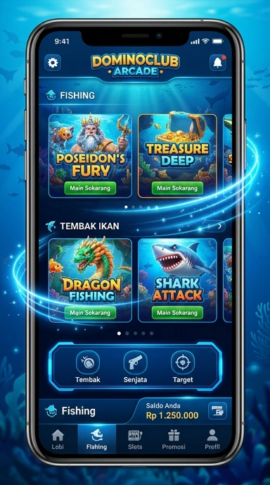 Proses unduh aplikasi yang cepat dan mudah di dominoclub.